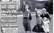 Le Sun dévoile des images de la Reine Elizabeth II faisant le salut nazi en 1933