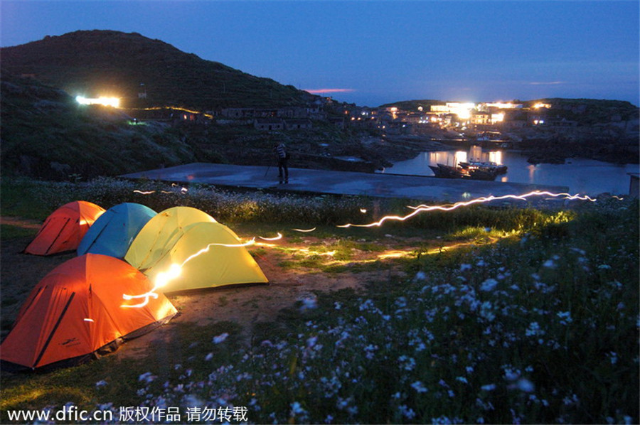 3. Le paysage de Yushan, de la ville de Xiangshan, province du Zhejiang. Pour les touristes, la première impression que donne l'île Yushan est l'air frais et la belle couleur de la mer. Y passer quelques jours est toujours relaxant et rafraîchissant.