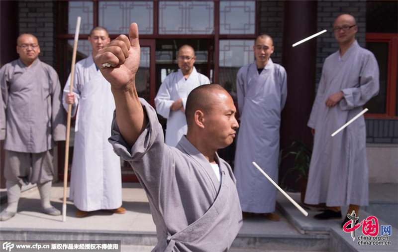 Le quotidien d'un moine guerrier Shaolin à Changchun