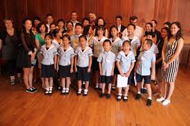 Les petits choristes chinois en formation en France