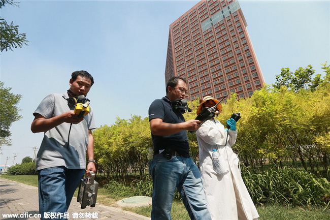 En images : la vie près du site des explosions de Tianjin