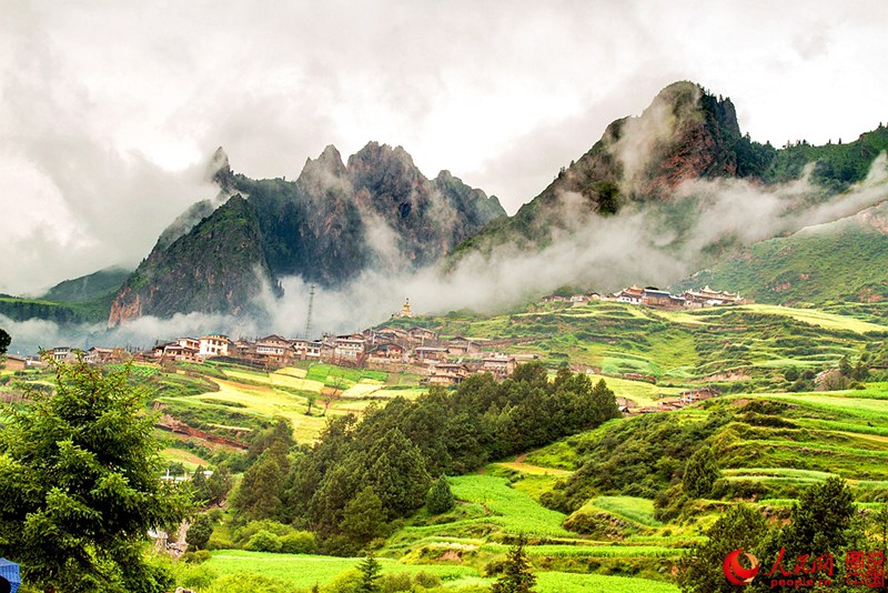 Zhagana, un lieu paradisiaque au Tibet