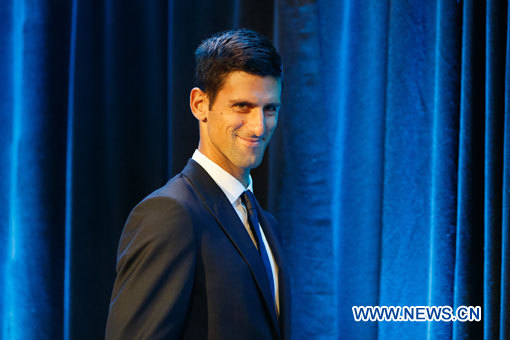 Le joueur de tennis serbe Novak Djokovic nommé ambassadeur de l'UNICEF