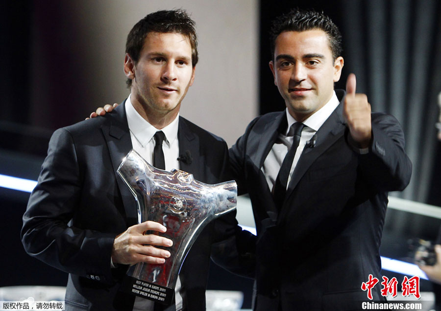 
Football : Messi élu Meilleur joueur d'Europe de l'UEFA 2014/15