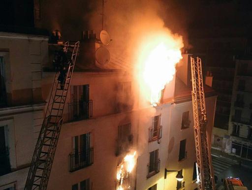 Terrible incendie dans un immeuble à Paris : 8 morts