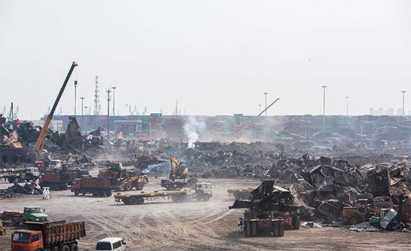 Drame du 12 août : construction d'un mémorial à Tianjin