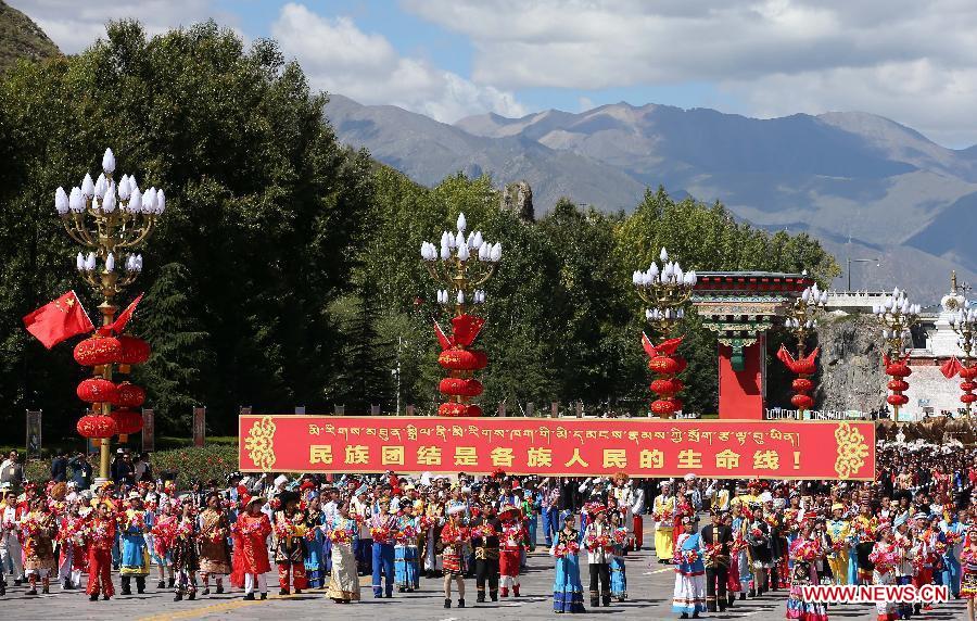 La Chine célèbre le 50e anniversaire de l'autonomie du Tibet