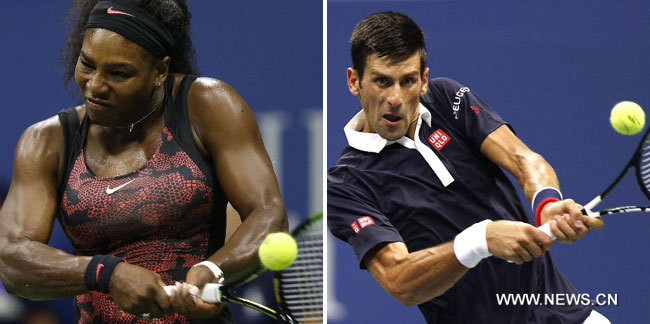US Open: Djokovic atteint les demi-finales pour la 9ème année consécutive, Serena remporte le match des soeurs