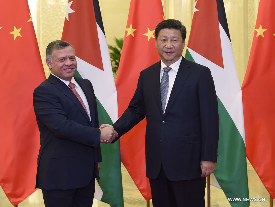 La Chine et la Jordanie établissent un partenariat stratégique