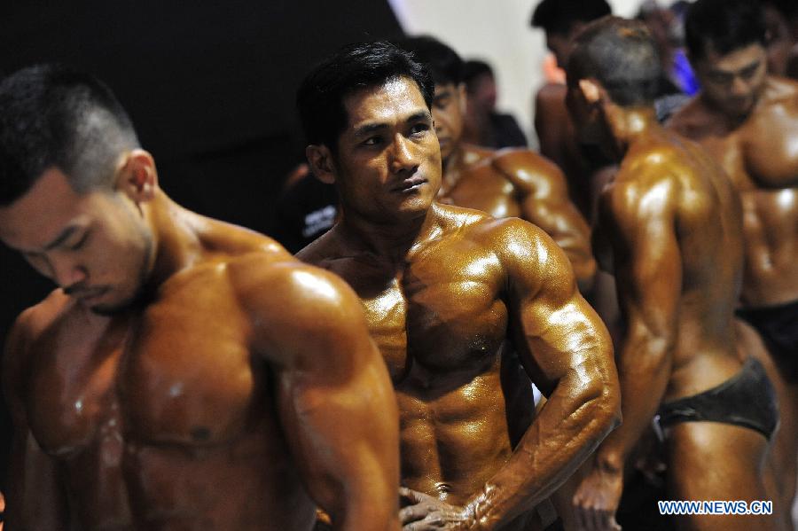 Photos - Un concours de bodybuilding à Bangkok