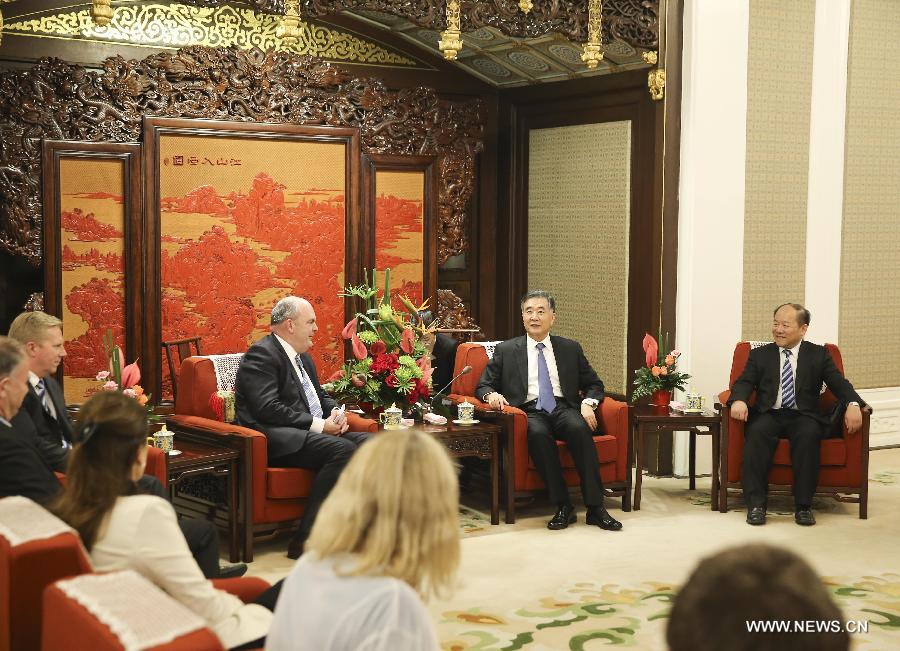 Un vice-Premier ministre chinois rencontre des invités américains et néo-zélandais