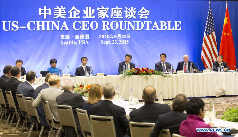 Le président chinois rassure les chefs d'entreprise américains sur l'économie
