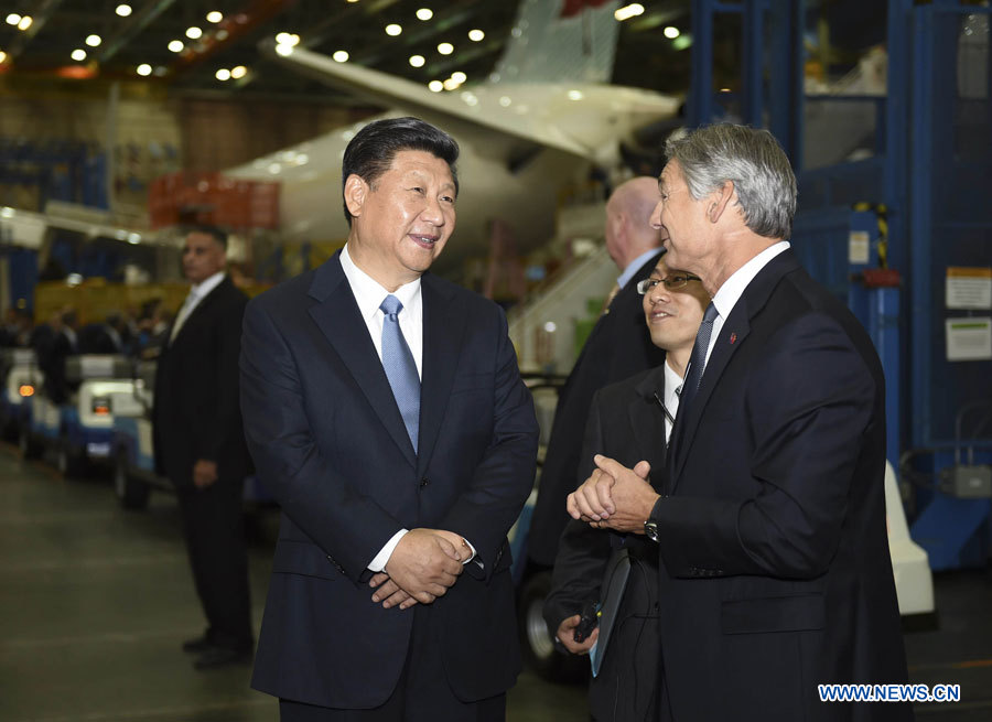 Xi Jinping encourage Boeing à développer sa coopération exemplaire avec la Chine