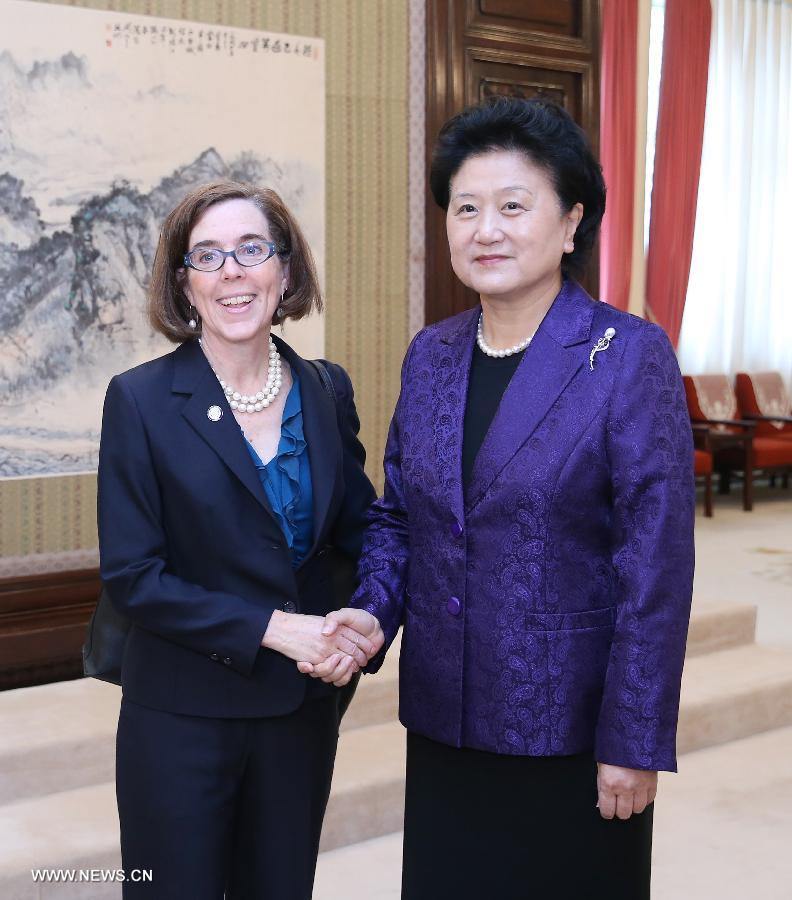 Une vice-Première ministre chinoise rencontre une délégation américaine
