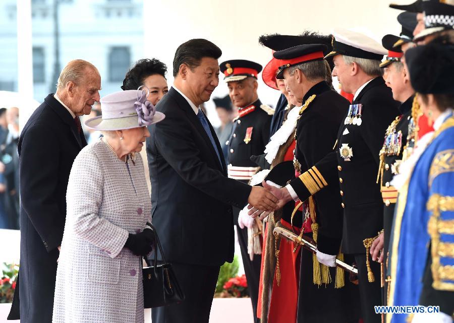 Le Royaume-Uni organise un accueil royal pour le président chinois en visite d'Etat