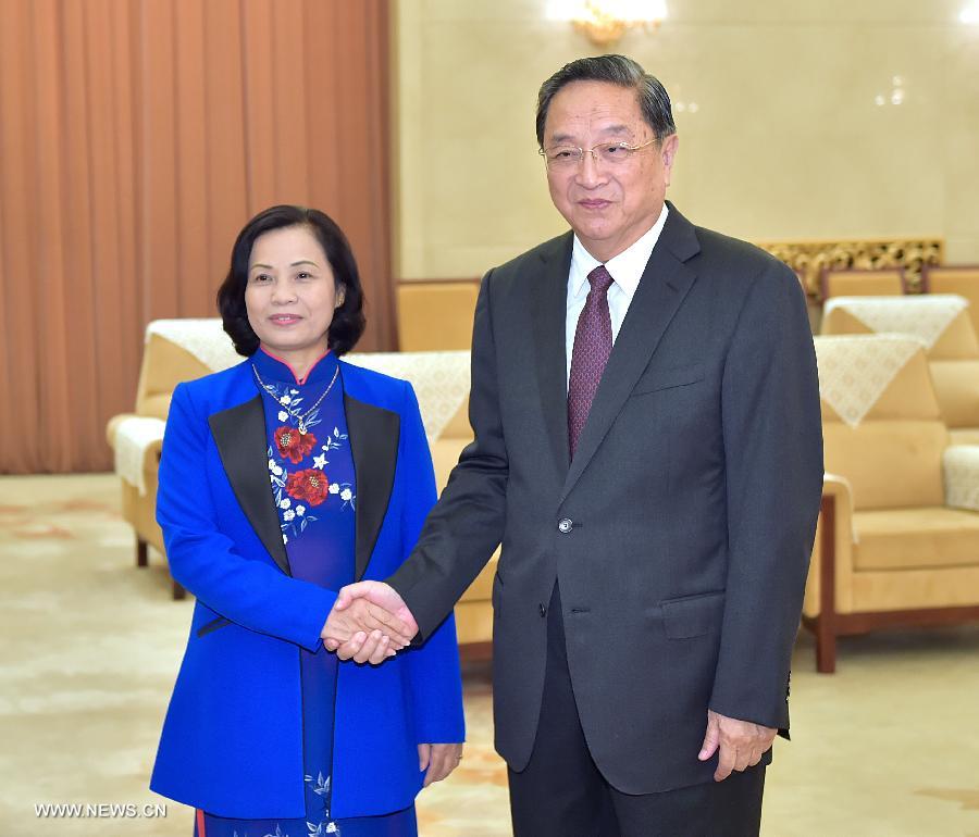 Yu Zhengsheng s'engage aux relations plus étroites avec le Vietnam