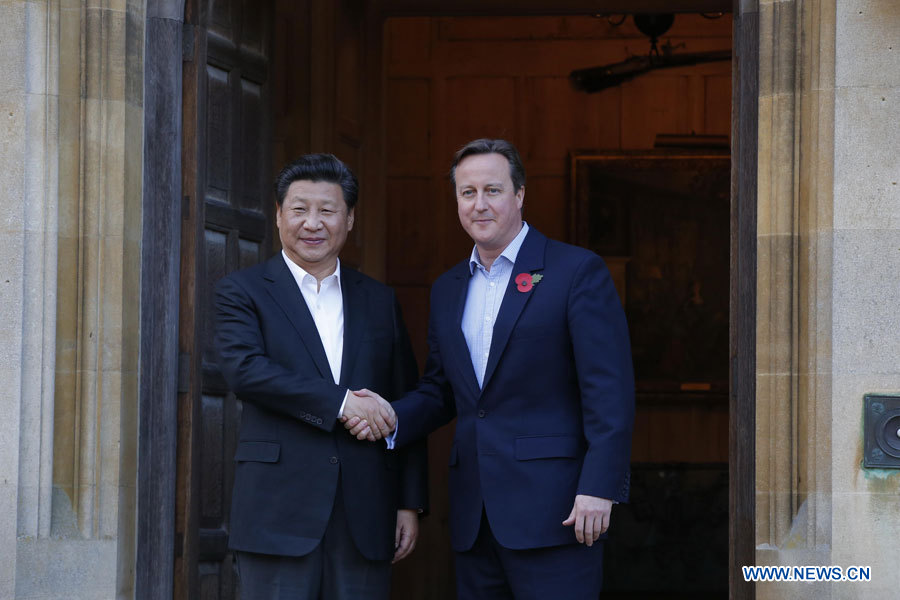 Chequers, symbole des relations plus étroites entre Xi et Cameron