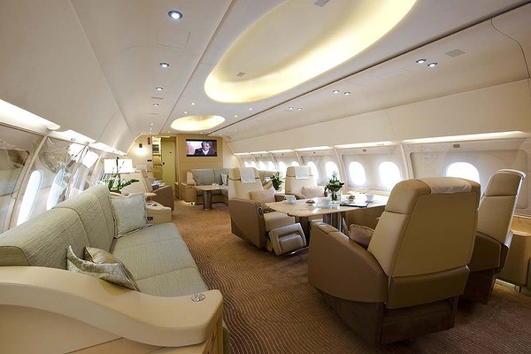 Réservé aux milliardaires : à l'intérieur du jet privé d'Airbus
