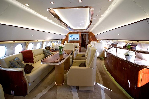 Réservé aux milliardaires : à l'intérieur du jet privé d'Airbus
