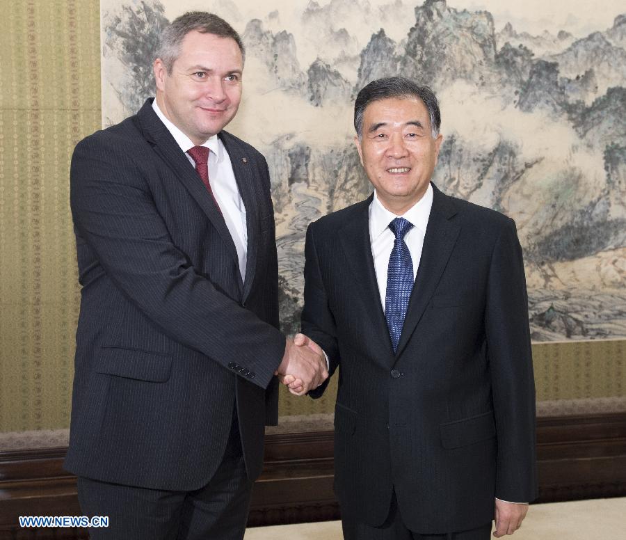Un vice-PM chinois rencontre son homologue slovène