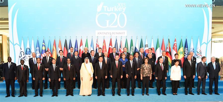 Ouverture du sommet du G20 en Turquie avec une intervention de Xi Jinping