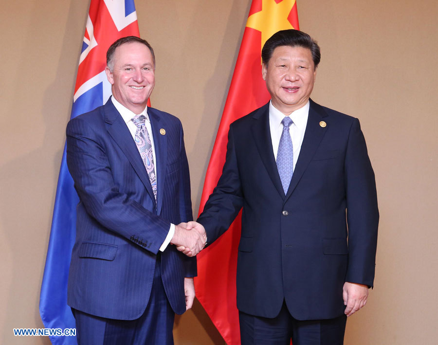 La Chine et la Nouvelle-Zélande s'engagent à promouvoir la coopération bilatérale
