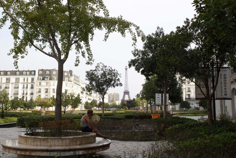 En Chine, le « petit Paris » est une ville fantôme