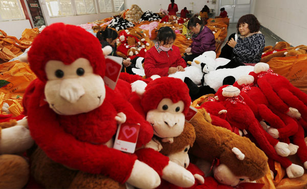 Noël approche, la vente des jouets chinois à l'étranger en plein boom