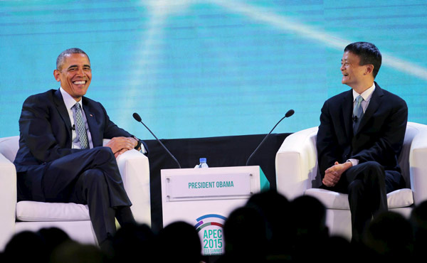 Au diable le protocole : rencontre entre Obama et le patron d'Alibaba 