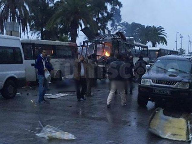 Tunisie : attentat contre un bus de la Garde Présidentielle, au moins 14 morts