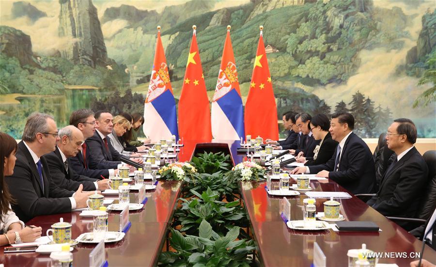 Le président chinois rencontre le PM serbe sur les liens bilatéraux