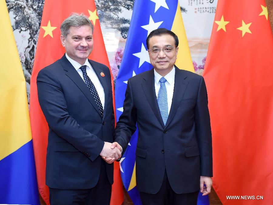 La Chine et la Bosnie-Herzégovine renforceront leurs liens économiques