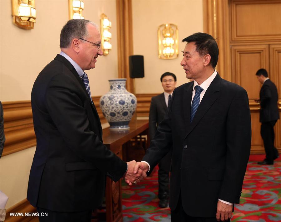 Un conseiller d'Etat chinois rencontre le président de l'OEB