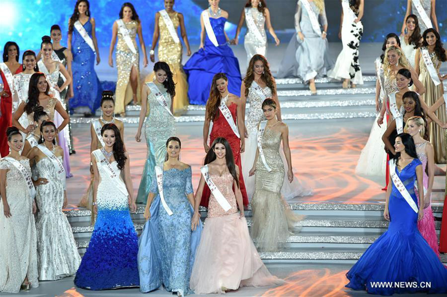 Miss Espagne couronnée Miss Monde à Sanya