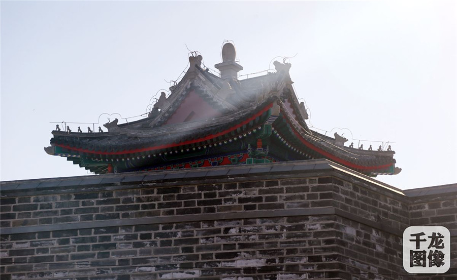 Beijing : reconstruction de la tour de guet de Zuo'anmen