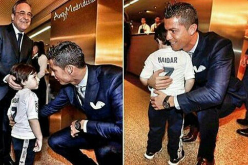 Quand C.Ronaldo réconforte un petit orphelin