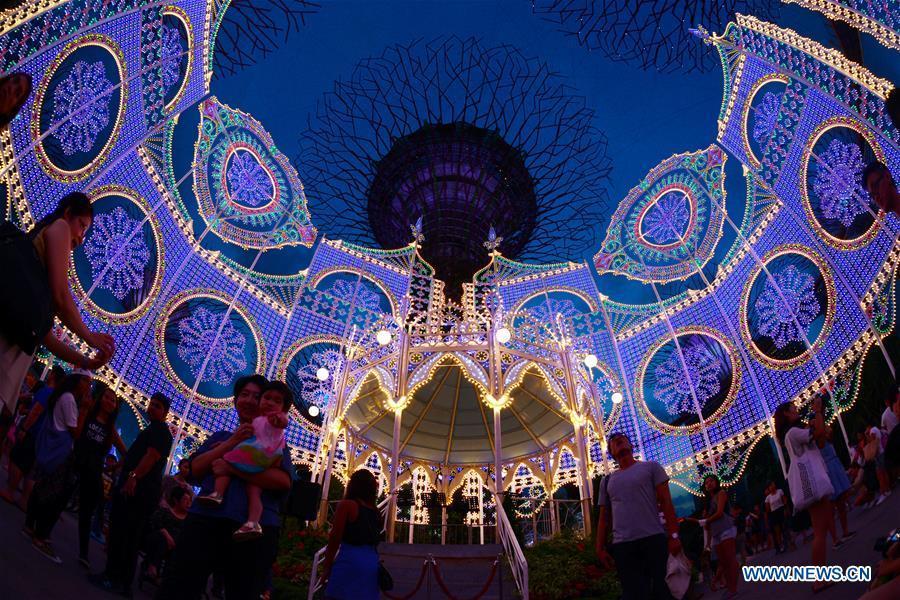 Les décorations et les illuminations de Noël à Singapour