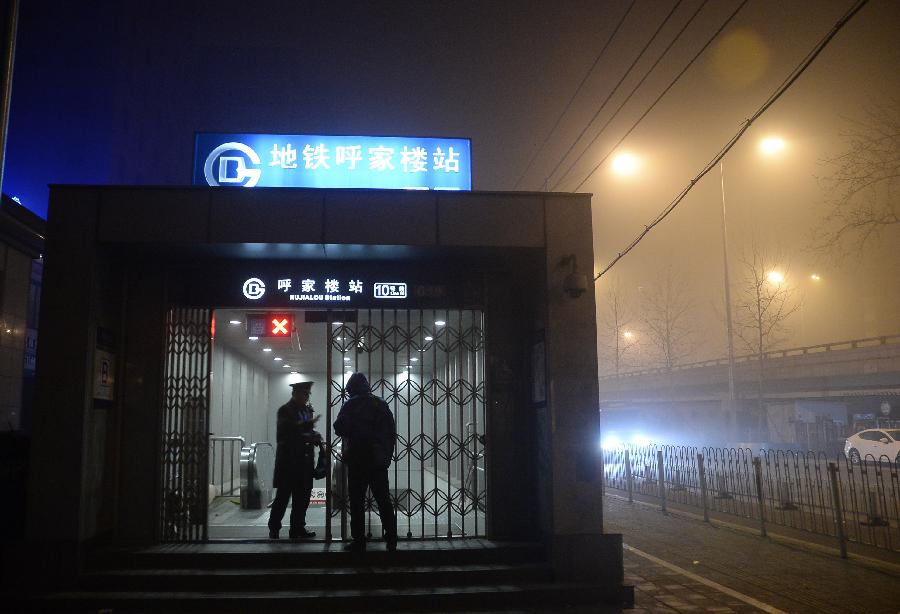 Le smog persiste à Beijing