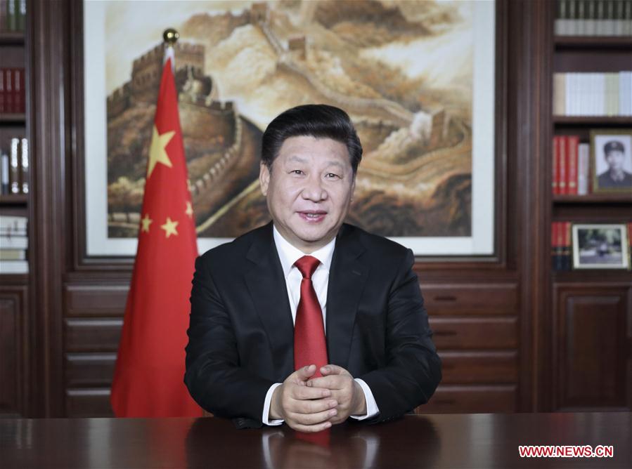 Le président chinois souhaite un bon début en 2016