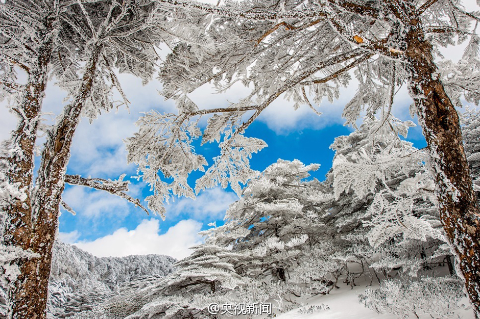 L'enivrant « monde de cristal » des Monts Cangshan sous la neige à Dali