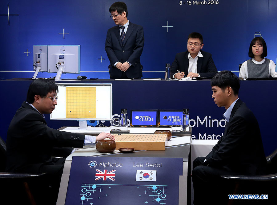 Le superordinateur développé par Google a vaincu le champion du monde du jeu de Go