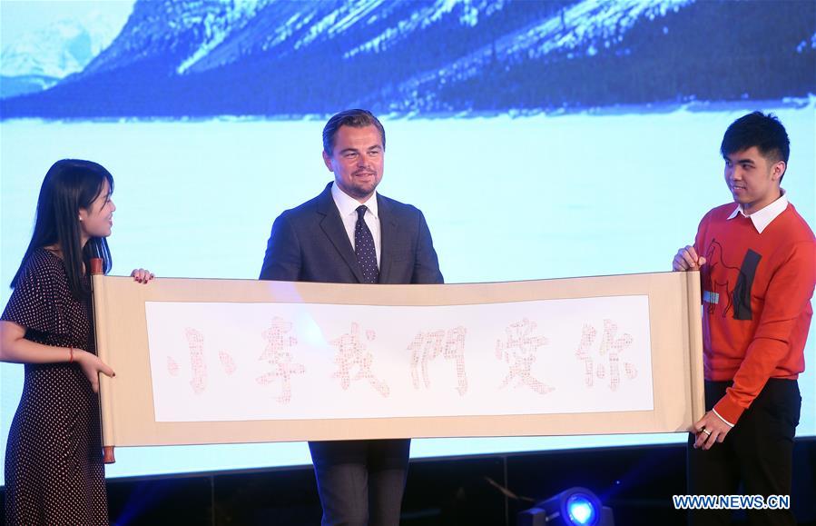Leonardo DiCaprio à Beijing pour présenter The Revenant 