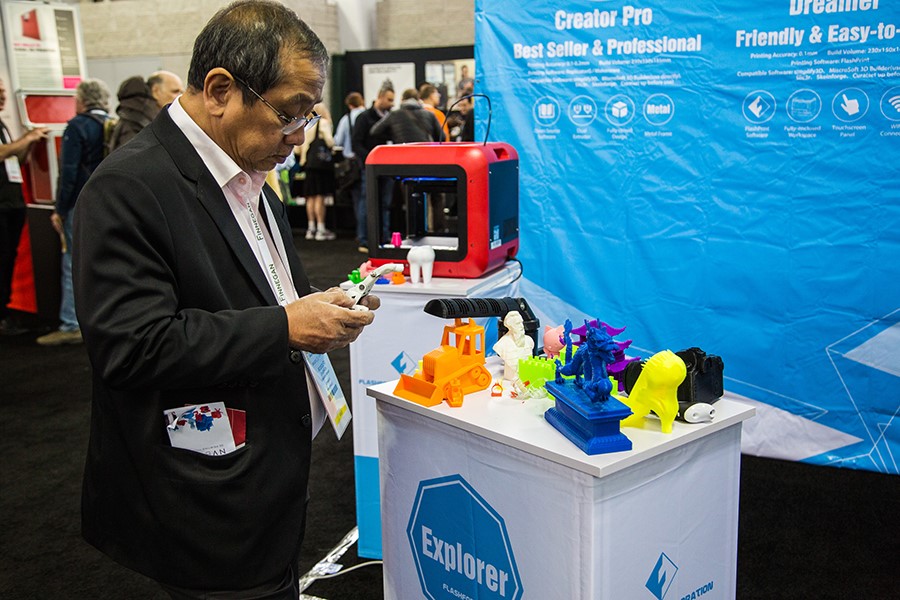 Les imprimantes 3D chinoises vedettes d'une exposition à New York