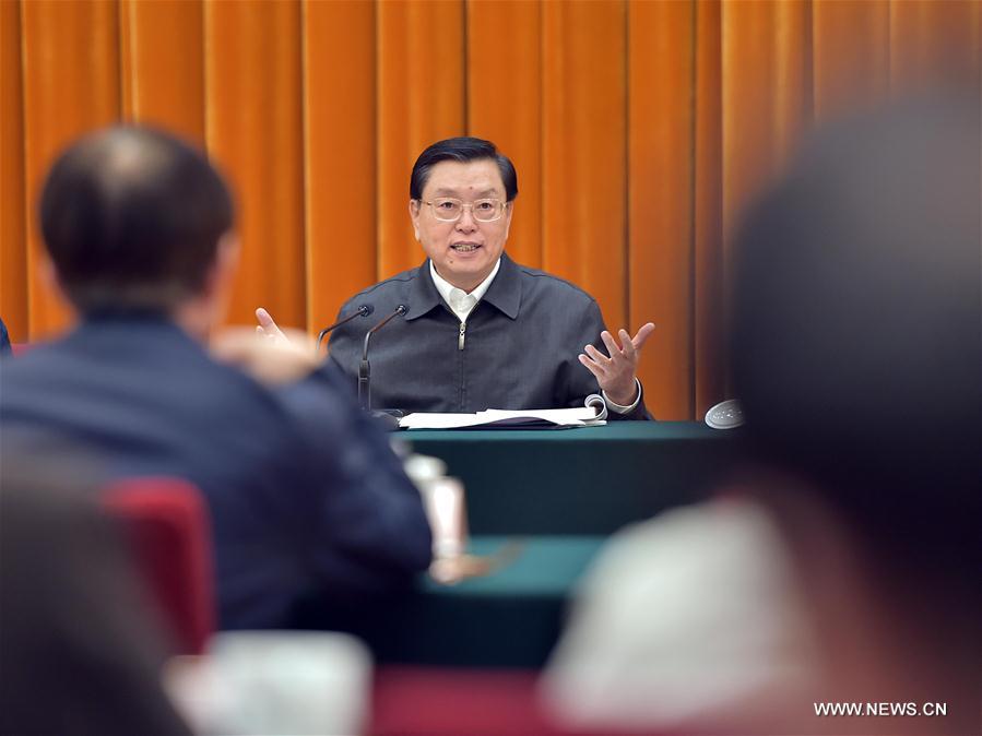 Zhang Dejiang met l'accent sur l'application de la loi en termes de sécurité des aliments