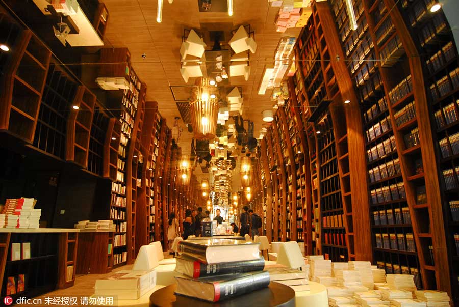 Une librairie hors norme à Hangzhou