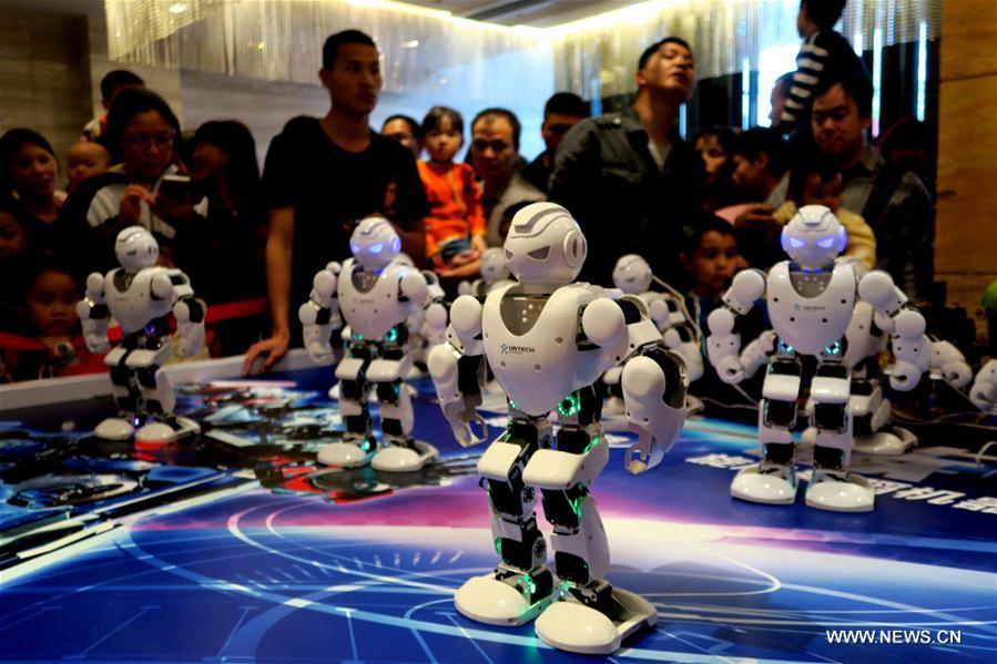Exposition de robots à Guilin