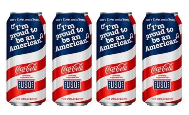 Coca-Cola lance des canettes « Fier d'être Américain » en édition limitée