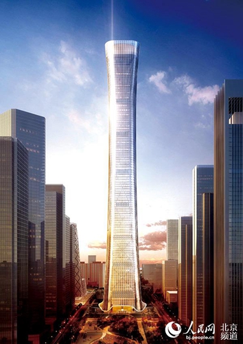 Culminant à 528 mètres, le plus haut gratte-ciel de Beijing sera terminé en juillet prochain