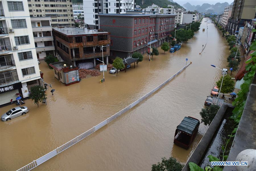 Chine : inondations au Guangxi
