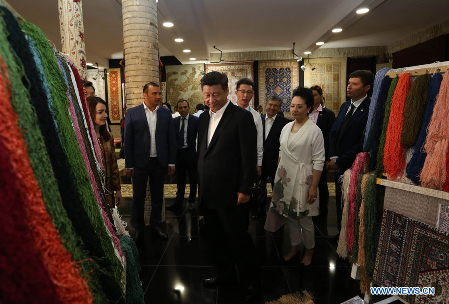 Le président chinois visite Boukhara, 